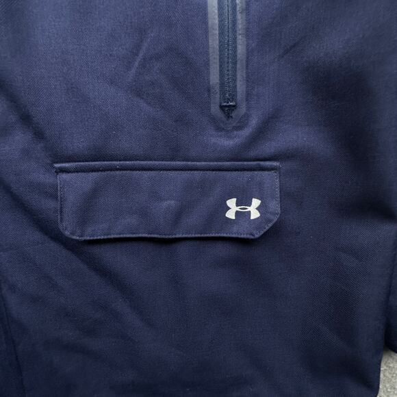 Under Armour Storm Penn State Parka Raincoat Jacket Men Large UW7233 Blue Hooded - Picture 11 of 16